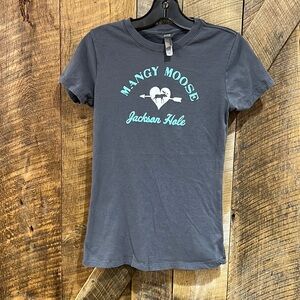 2/$15 Jackson Hole Mangy Moose T shirt size M
